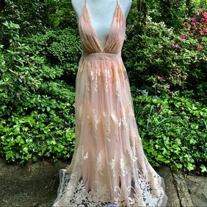 NWT Luxxel Tulle Gown